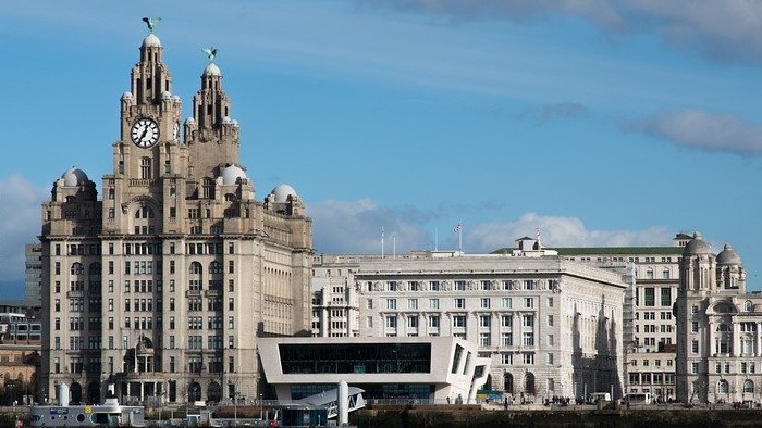Liverpool Waterfront including the Liver building