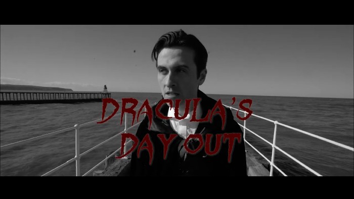 A still from a student film, titled Dracula's Day Out, submitted into the Welcome To Yorkshire student film competition.