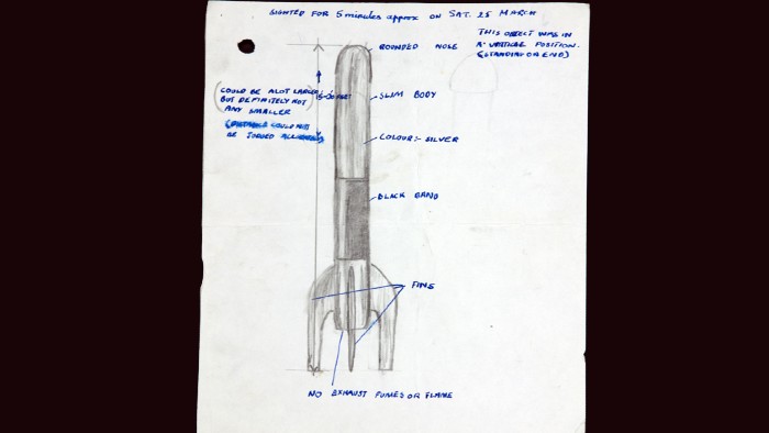 An image from the national UFO archives