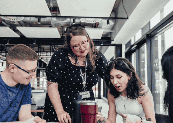 students applying for university