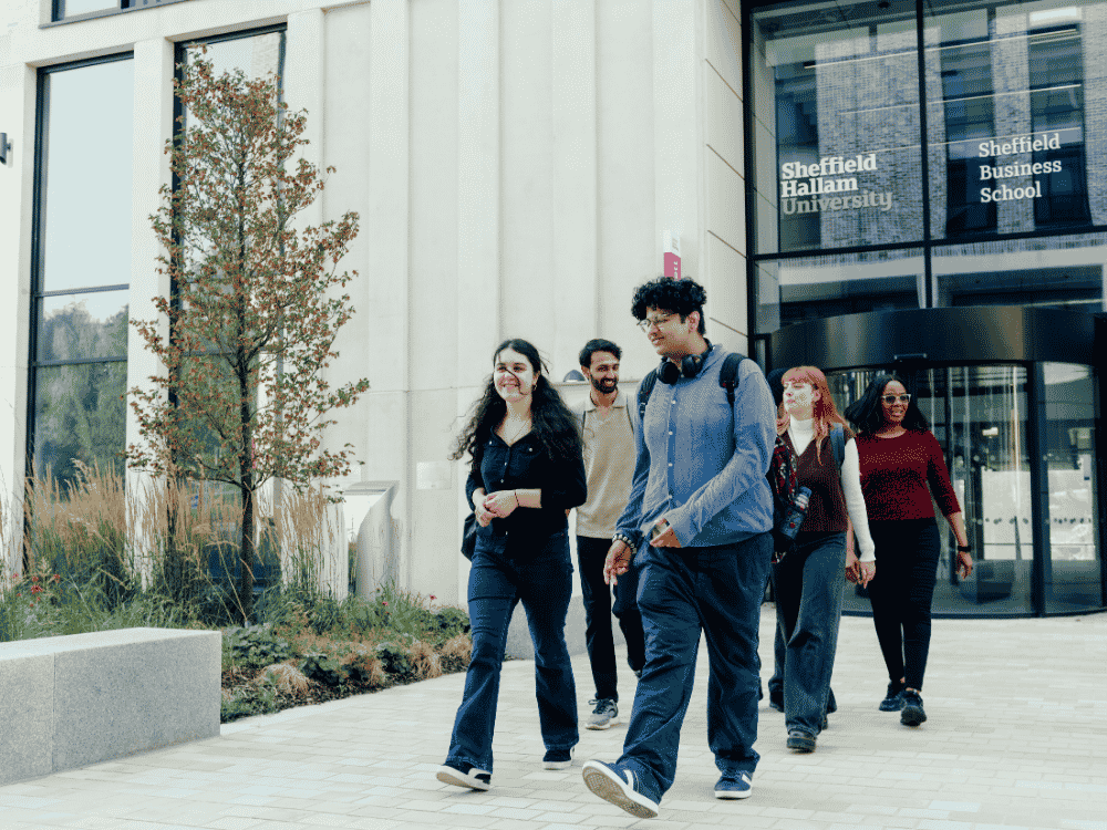 SBS students walking