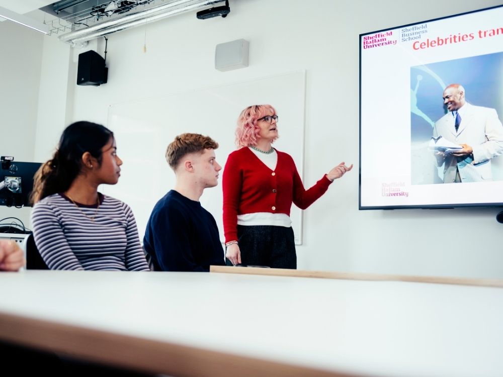 Sheffield Hallam students