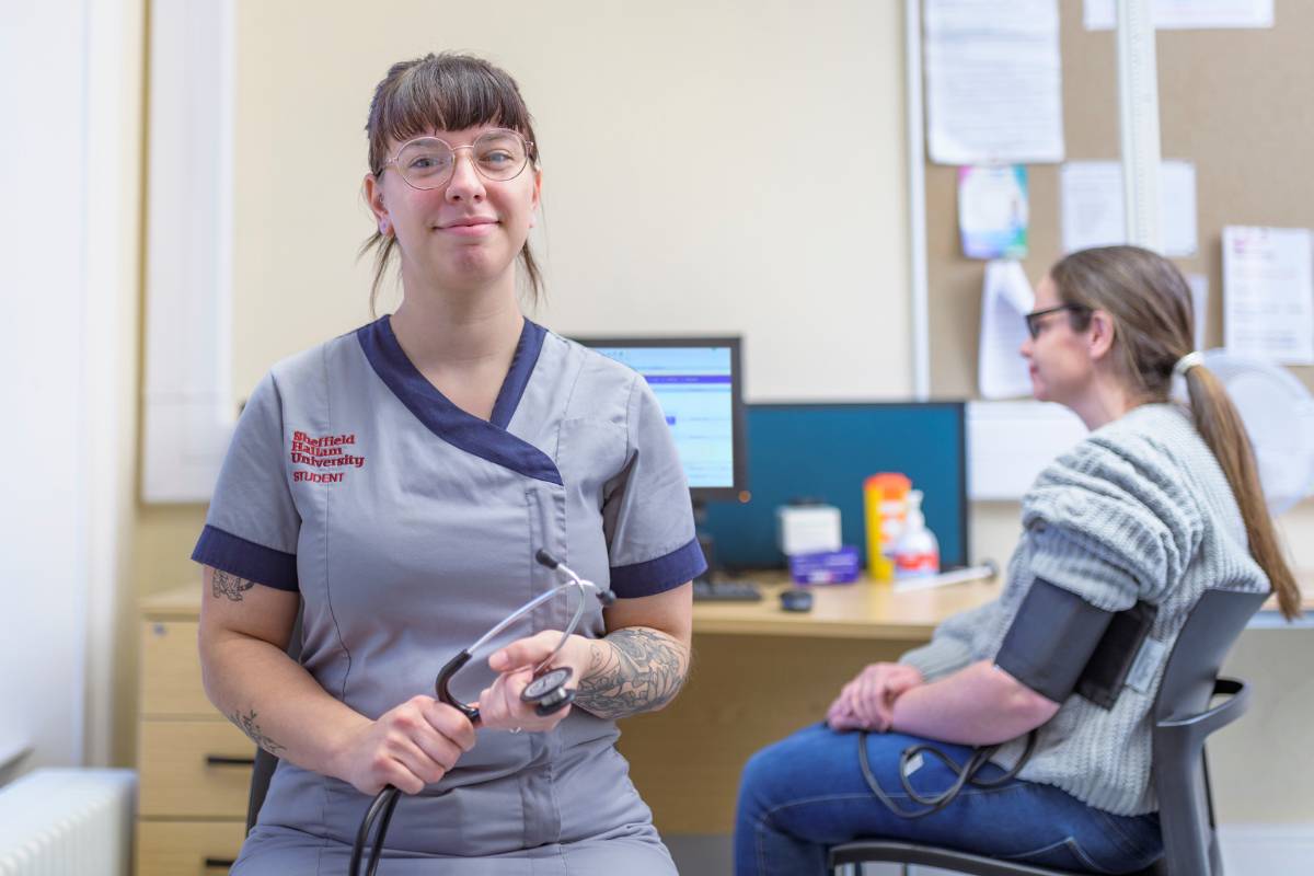 Nurse with a GP