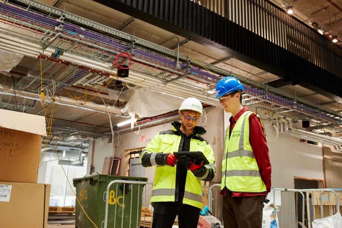 Construction students