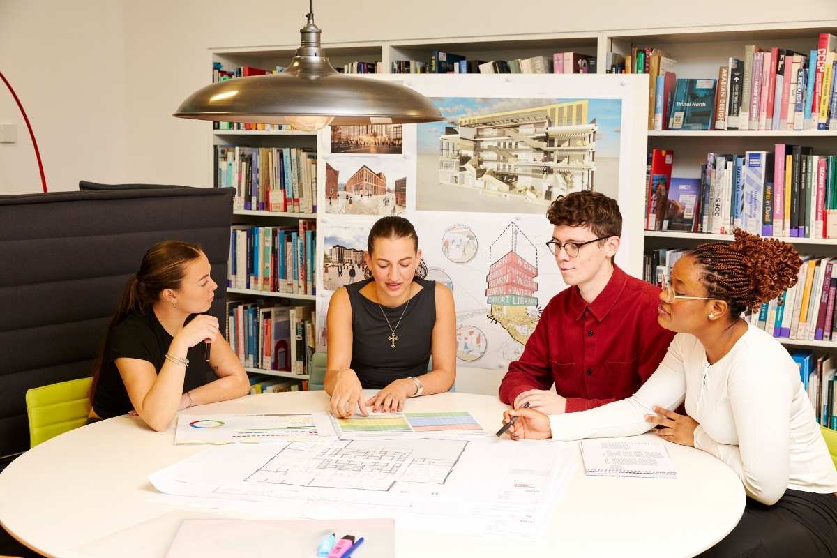 Construction students