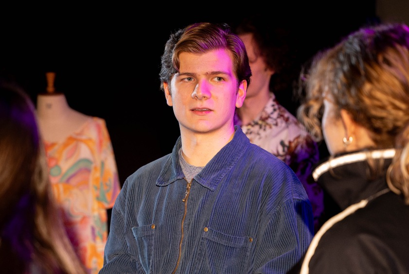 Picture of Mitchell in the theatre studio
