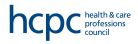 Health and Care Professions Council, the (HCPC)