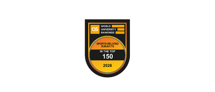 Top 150 universities for sport (QS 2026) award logo