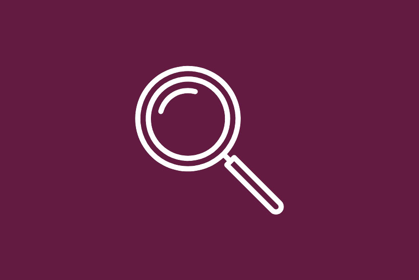 icon of a magnifying glass