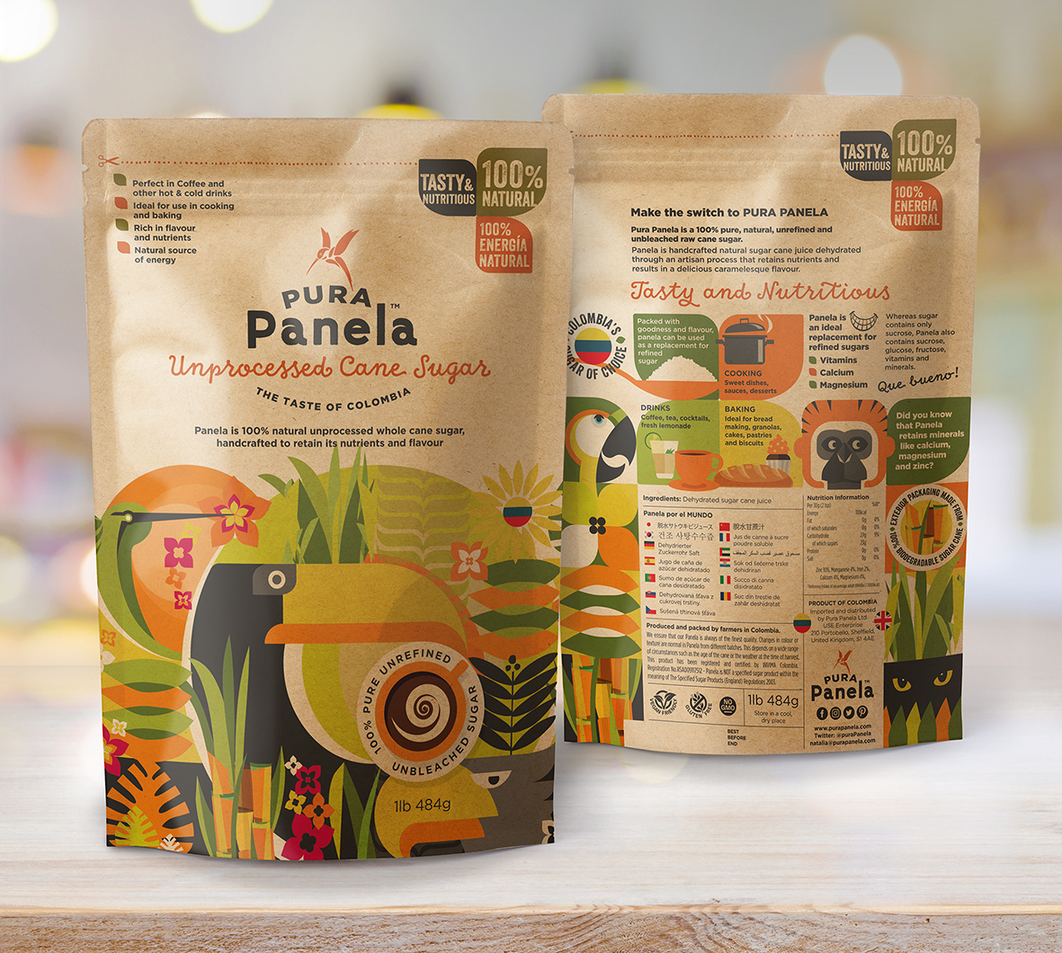 Design Futures Packaging Pura Panela Cafe Packs