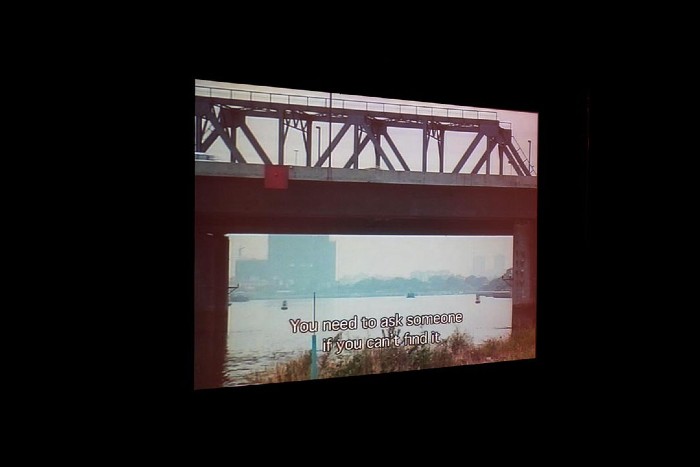 A still from a video from the Arrivals and Departures: New Art Perspectives of Hong Kong exhibition 