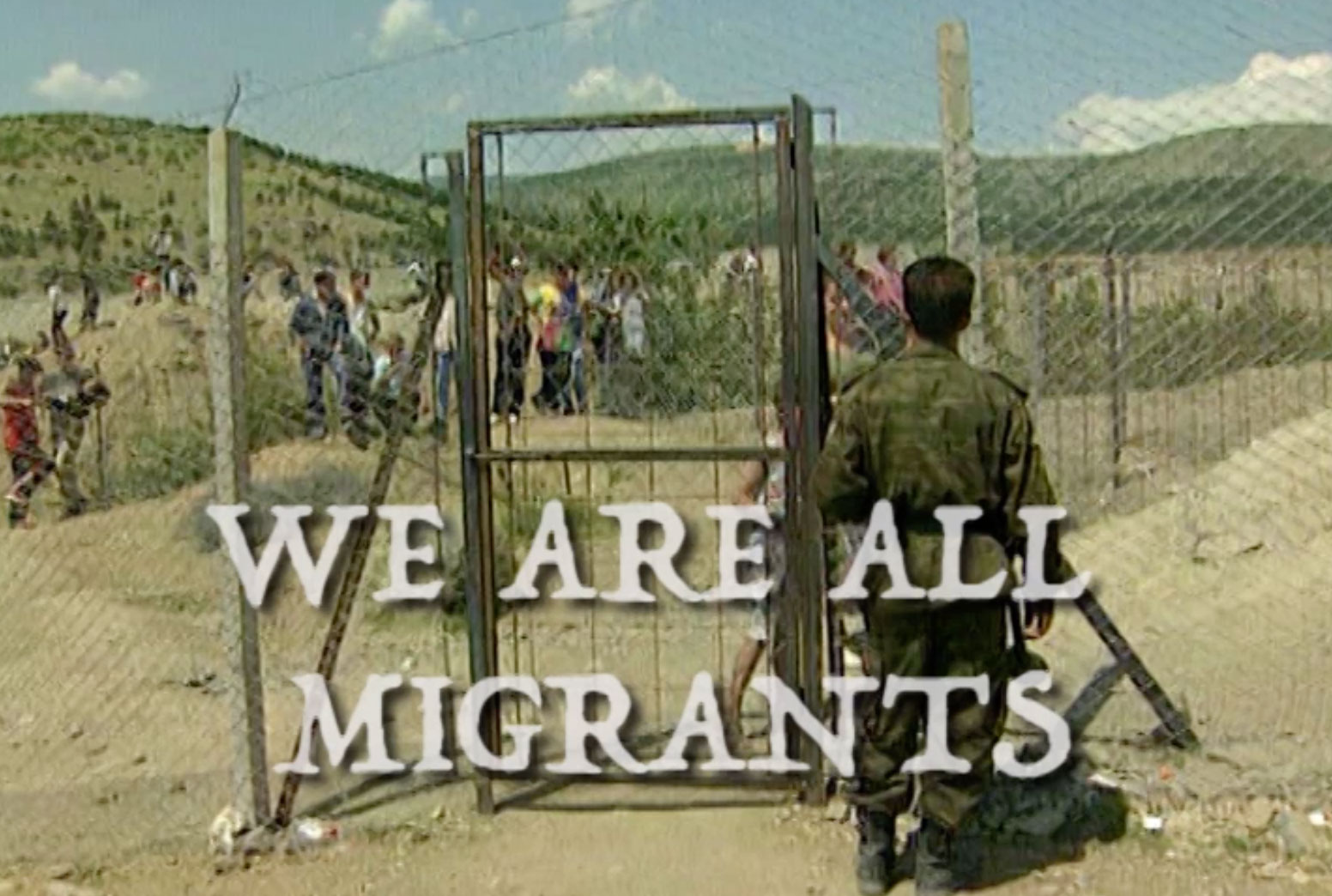 Title screen for Virginia Heath's 'We Are All Migrants'