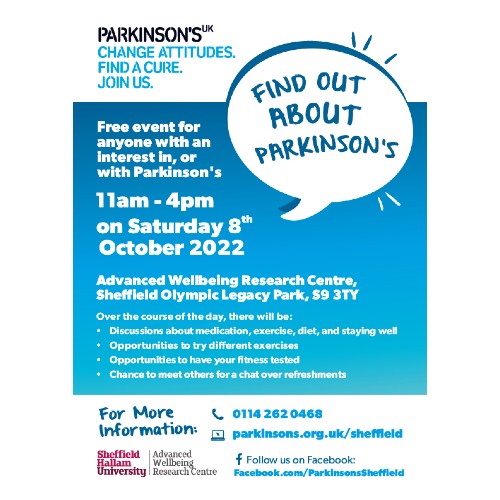 Parkinsons awareness day flyer