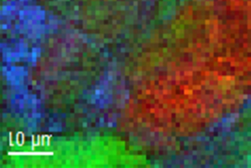 An image of a tablet taken using Raman spectroscopy