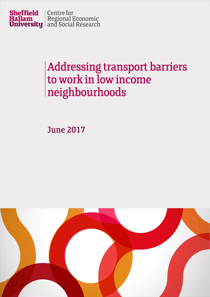 Addressing transport barriers to work in low income neighbourhoods