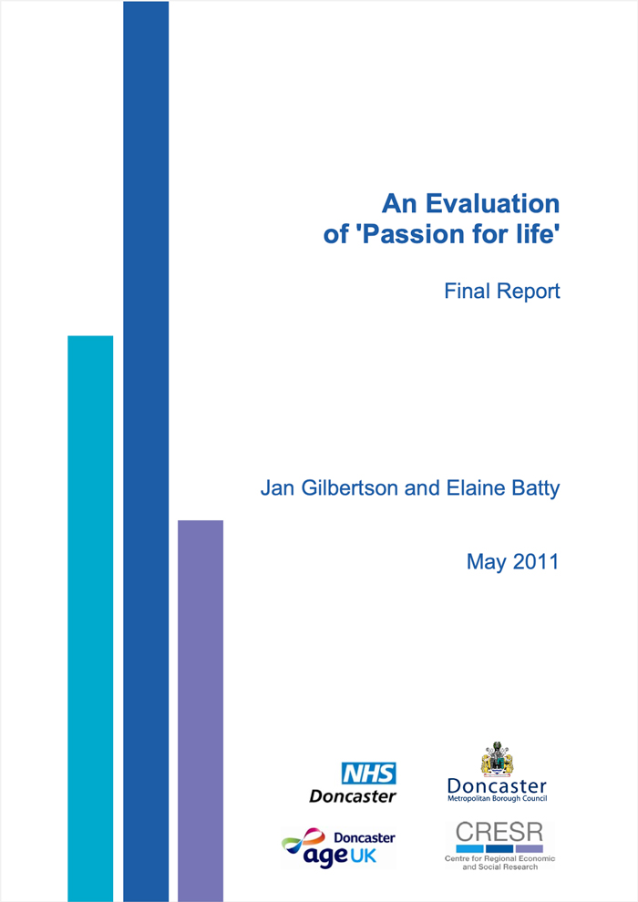 An Evaluation of 'Passion for life': Final Report