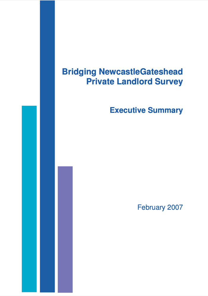 Bridging NewcastleGateshead Private Landlord Survey