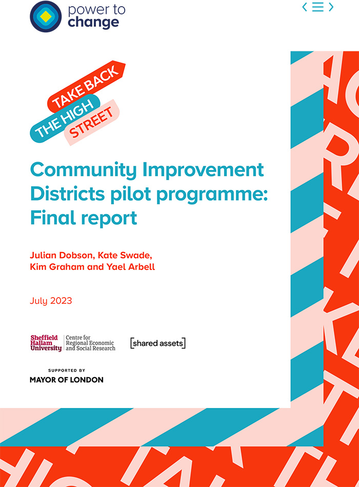 Community Improvement Districts pilot programme: Final report