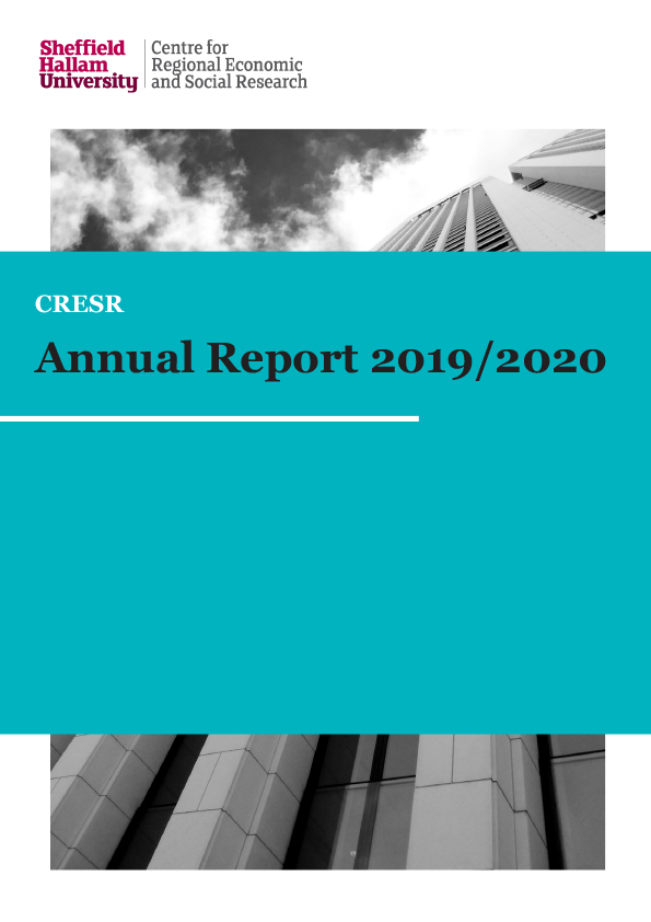 Front cover of CRESR's 2019–20 annual report