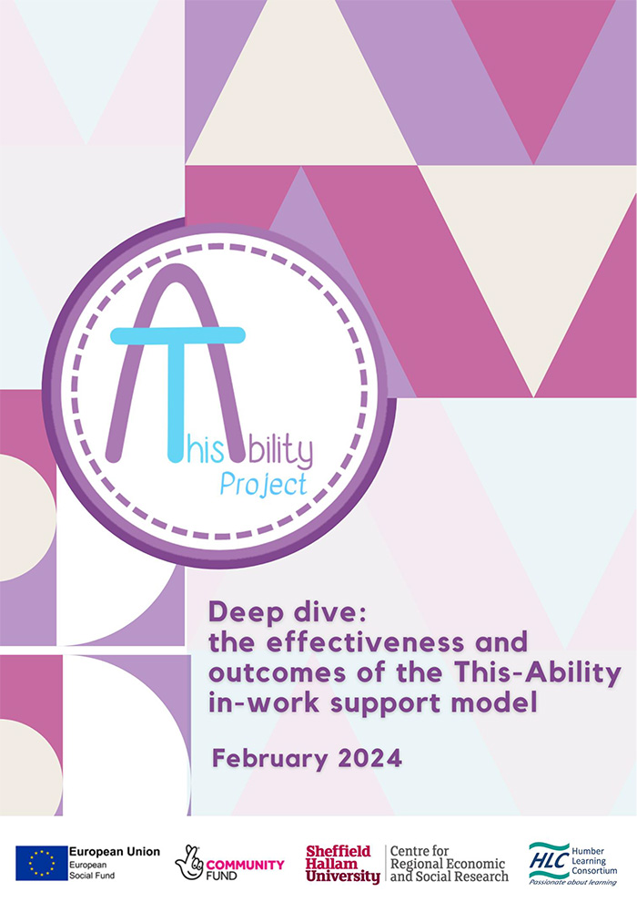 Deep dive: the effectiveness and outcomes of the This-Ability in-work support model