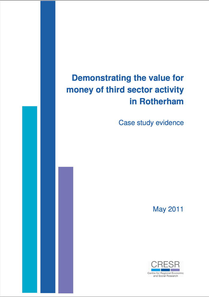 Demonstrating the value for money of third sector activity in Rotherham: Case study evidence