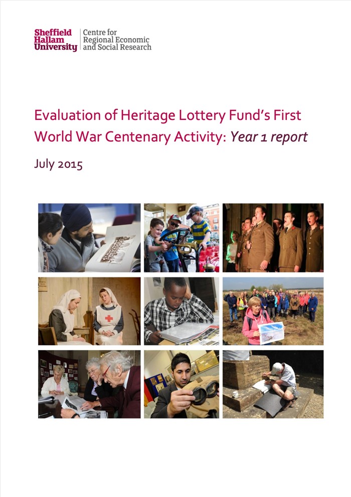 Evaluation of Heritage Lottery Fund’s First World War Centenary Activity: Year 1 report