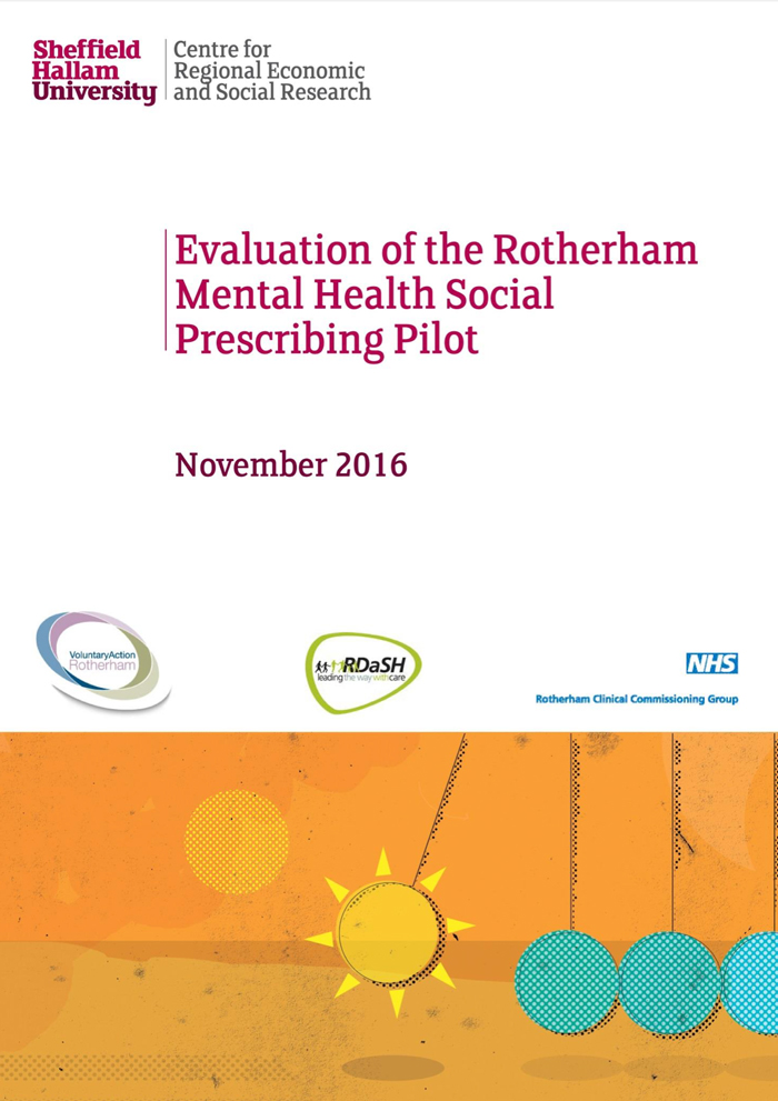 Evaluation of the Rotherham Mental Health Social Prescribing Pilot