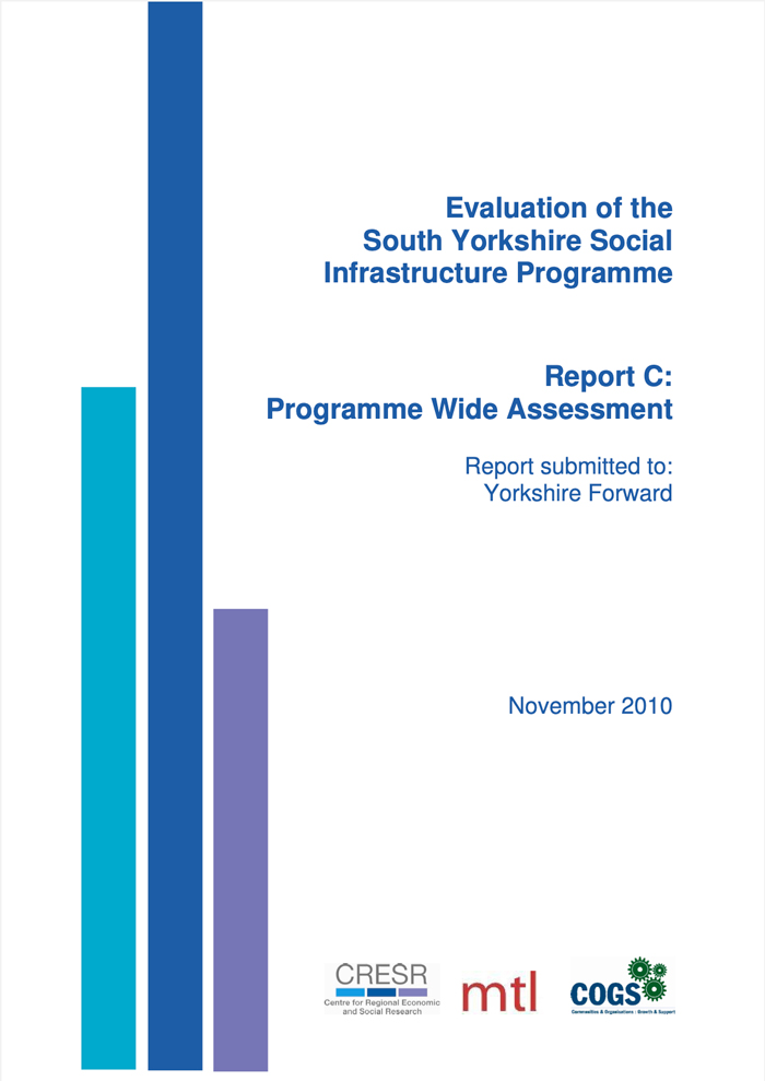 Evaluation of the South Yorkshire Social Infrastructure Programme - Report C: Programme Wide Assessment