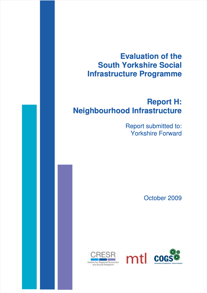Evaluation of the South Yorkshire Social Infrastructure Programme - Report H: Neighbourhood Infrastructure