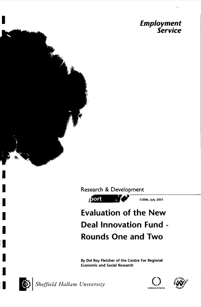 Evaluation of the New Deal Innovation Fund (Rounds One and Two)