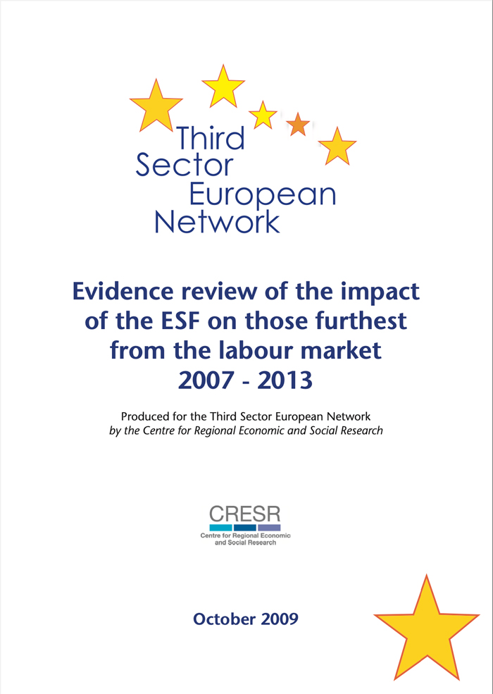 Evidence review of the impact of the ESF on those furthest from the labour market 2007 - 2013