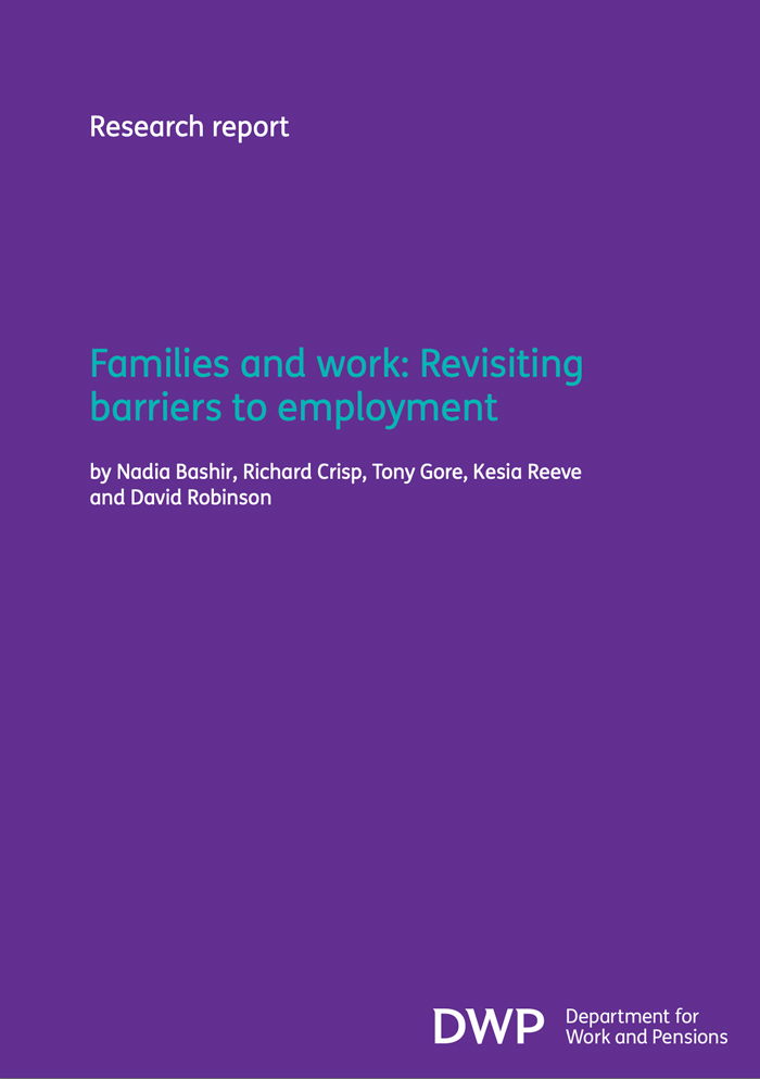 Families and Work: Revisiting Barriers to Employment