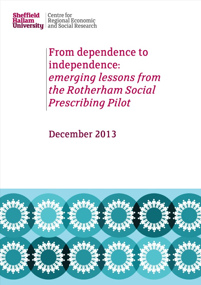From dependence to independence: emerging lessons from the Rotherham Social Prescribing Pilot