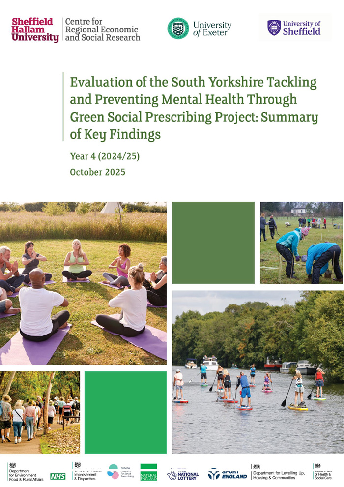 Evaluation of the South Yorkshire Tackling and Preventing Mental Health Through Green Social Prescribing Project: Summary of Key Findings