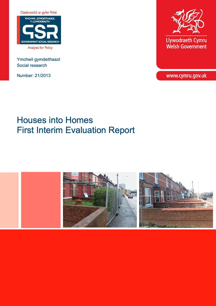 Houses into Homes First Interim Evaluation Report