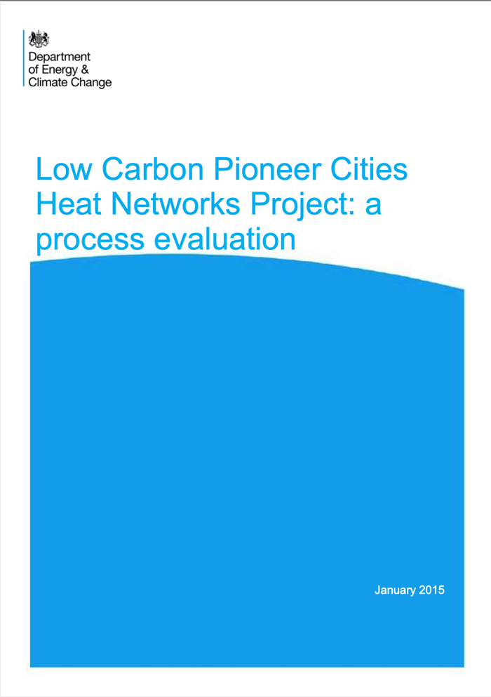 Low Carbon Pioneer Cities Heat Networks Project: a process evaluation
