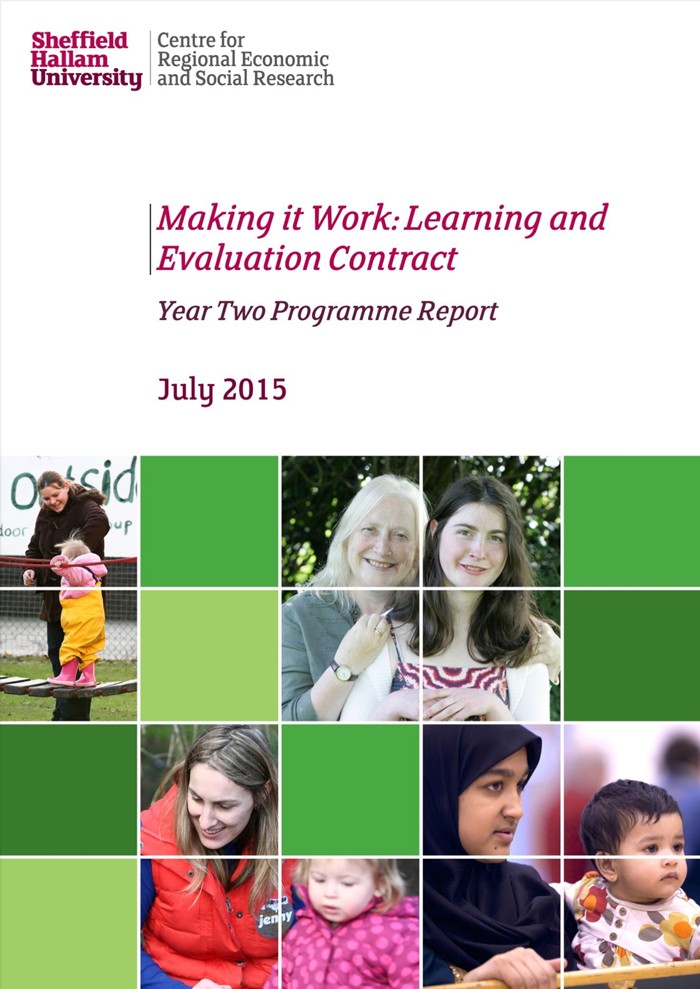Making it Work: Learning and Evaluation Contract - Year Two Programme Report