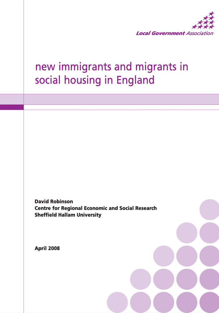 New immigrants and migrants in social housing in England