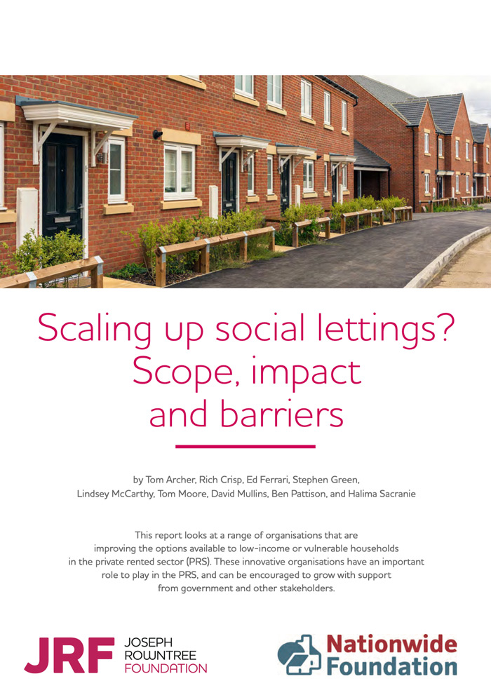 Scaling up social lettings? Scope, impact and barriers