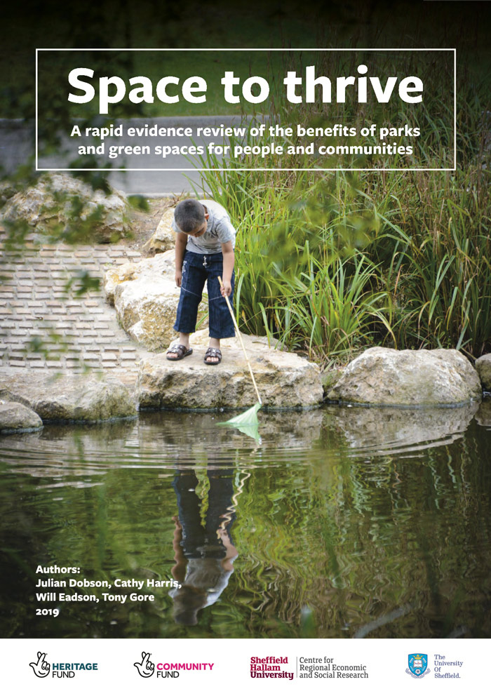 Space to thrive: A rapid evidence review of the benefits of parks and green spaces for people and communities