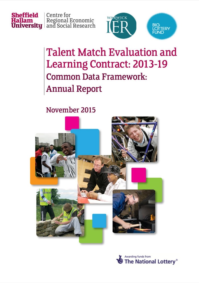 Talent Match Evaluation and Learning Contract: 2013-19 - Common Data Framework: Annual Report