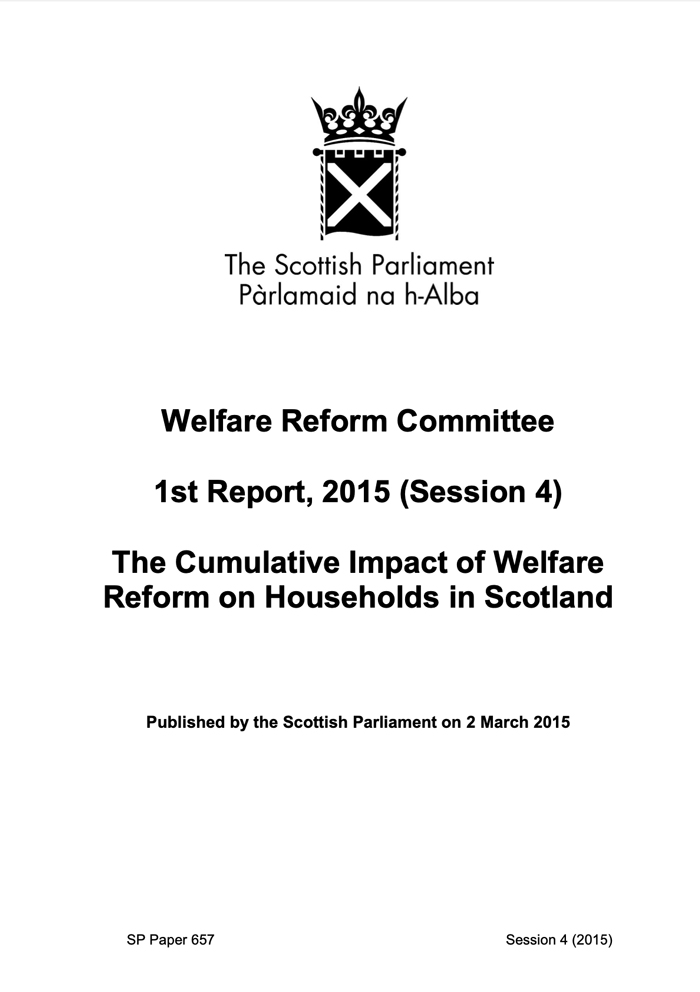 The Cumulative Impact of Welfare Reform on Households in Scotland
