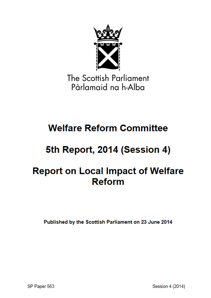 The local impact of Welfare Reform