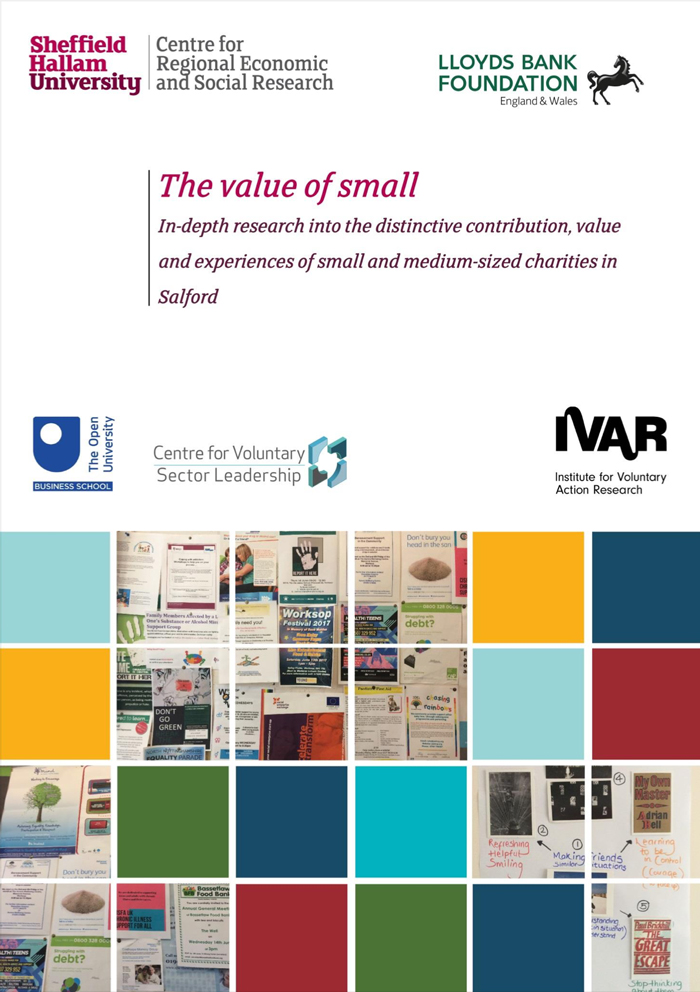 The value of small: In-depth research into the distinctive contribution, value and experiences of small and medium-sized charities in Salford