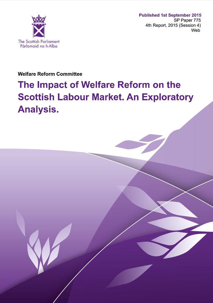 The Impact of Welfare Reform on the Scottish Labour Market. An Exploratory Analysis