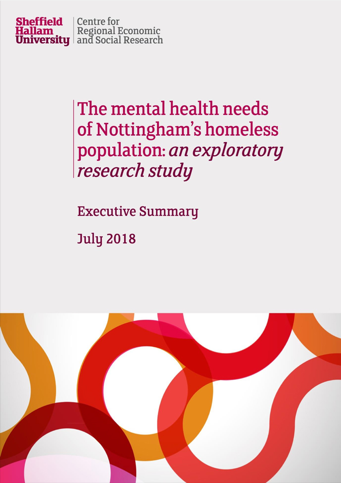 The mental health needs of Nottingham's homeless population: an exploratory research study - executive summary