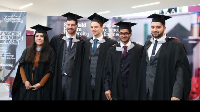 First food engineering students graduate from Sheffield Hallam University