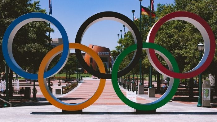 Sculpture Olympic Rings