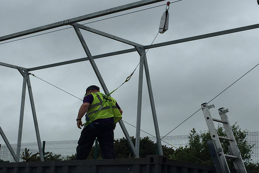 Mathematical Modelling and Analysis of a Height Safety System