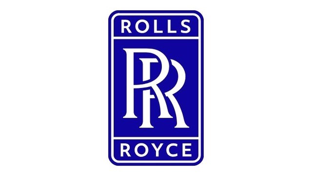 Blue Rolls Royce logo